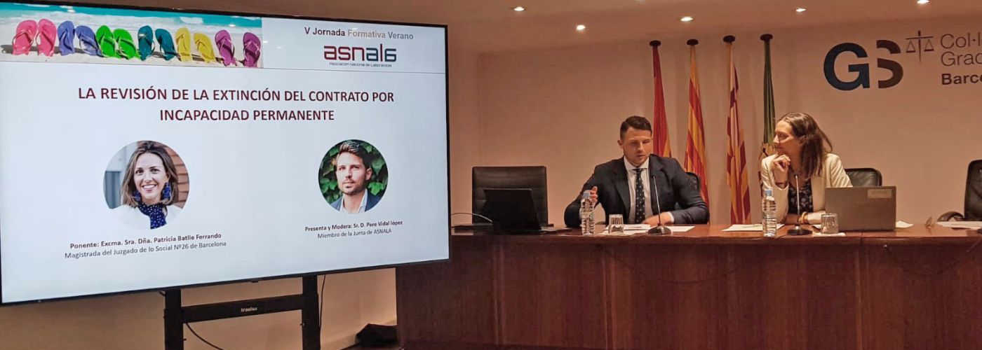 Ponencia de Patricia Batlle Ferrando en la V Jornada Verano ASNALA