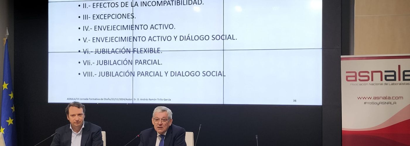 Ponencia compatibilidad pensión jubilación y trabajo - VII Jornada Otoño