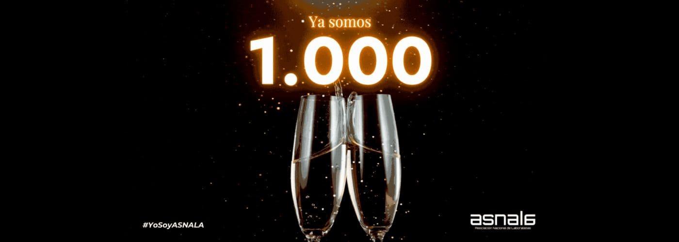 ASNALA celebra el logro de los 1.000 asociados ASNALA celebra el logro de los 1.000 asociados