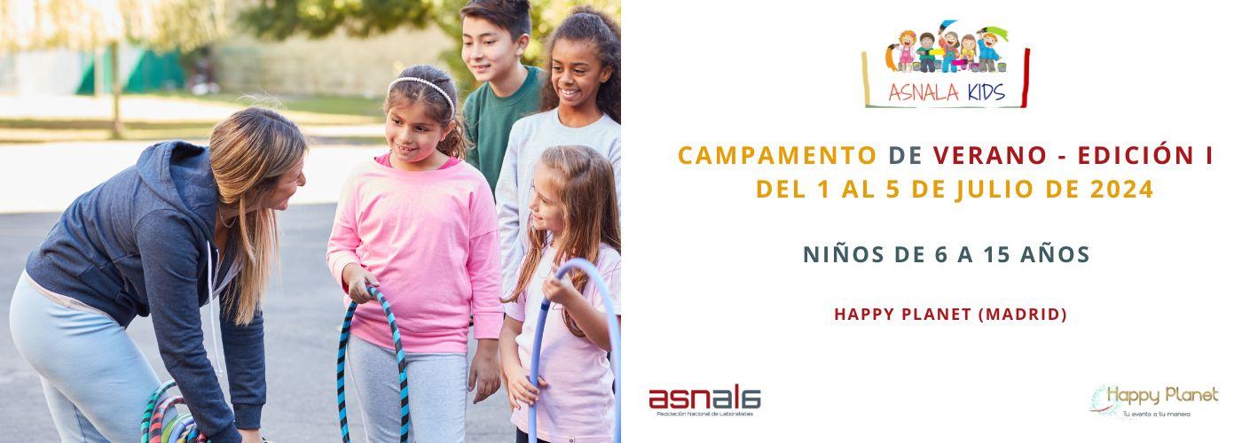 ASNALA Kids lanza un campamento de verano en Madrid