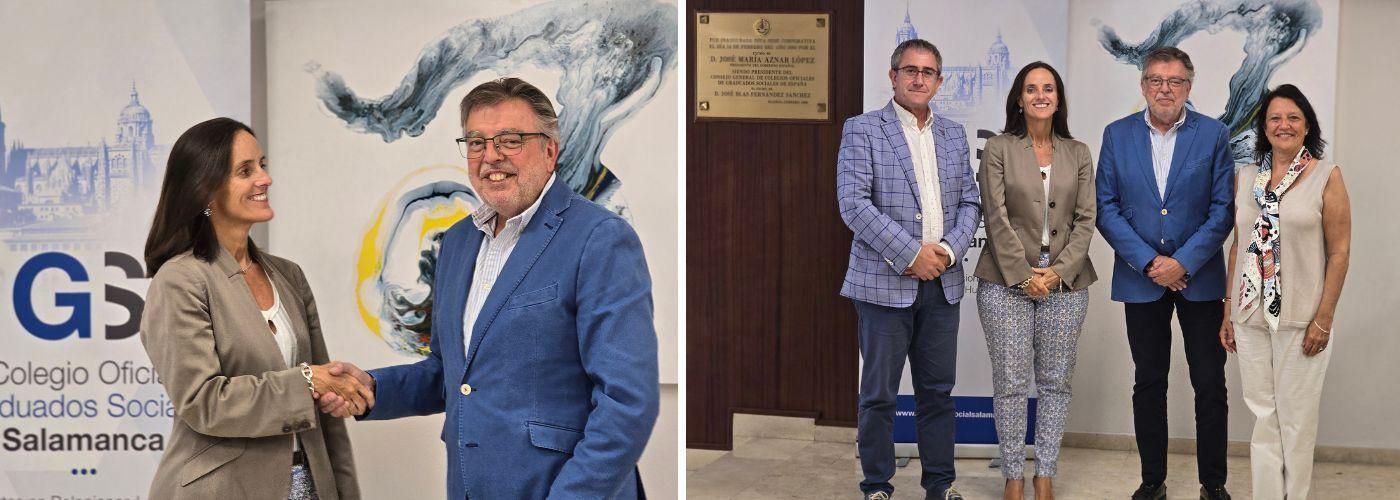 ASNALA y el Colegio de Graduados Sociales de Salamanca firman un convenio de colaboración ASNALA y el Colegio de Graduados Sociales de Salamanca firman un convenio de colaboración