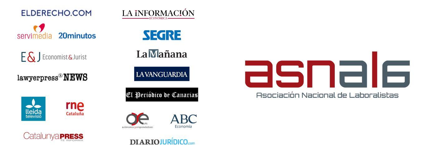Resumen de las intervenciones mediáticas de la Asociación Nacional de Laboralistas (ASNALA) durante la cuarta y quinta semana de octubre de 2024