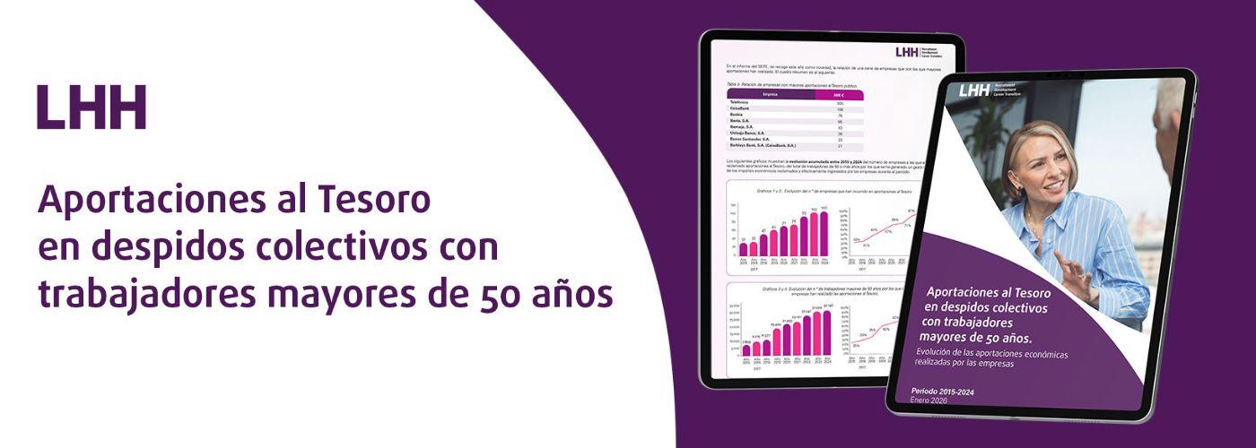 LHH publica un informe sobre aportaciones al Tesoro en despidos colectivos a mayores de 50 años